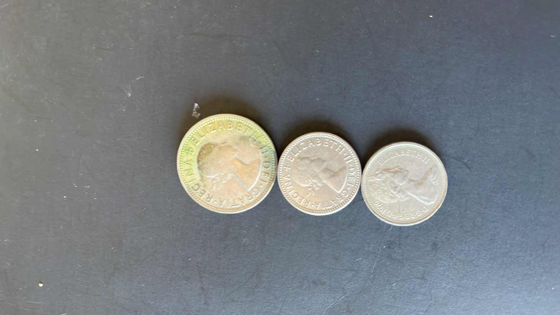 Photo 1 of ENGLAND SET OF 3 COINS