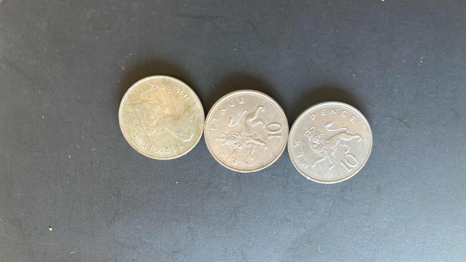 Photo 1 of ENGLAND SET OF 3 COINS