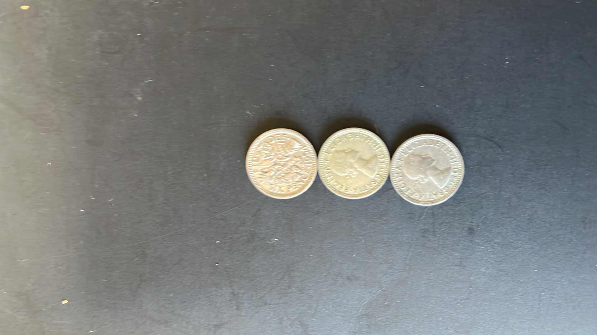 Photo 1 of ENGLAND SET OF 3 COINS