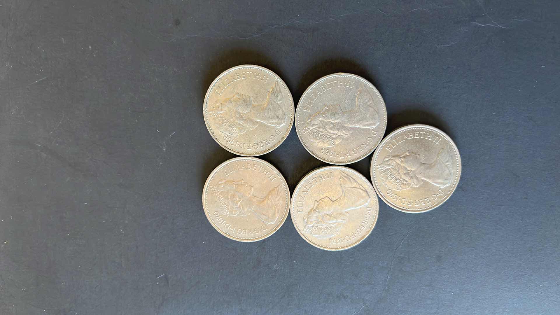 Photo 1 of ENGLAND SET OF 5 COINS