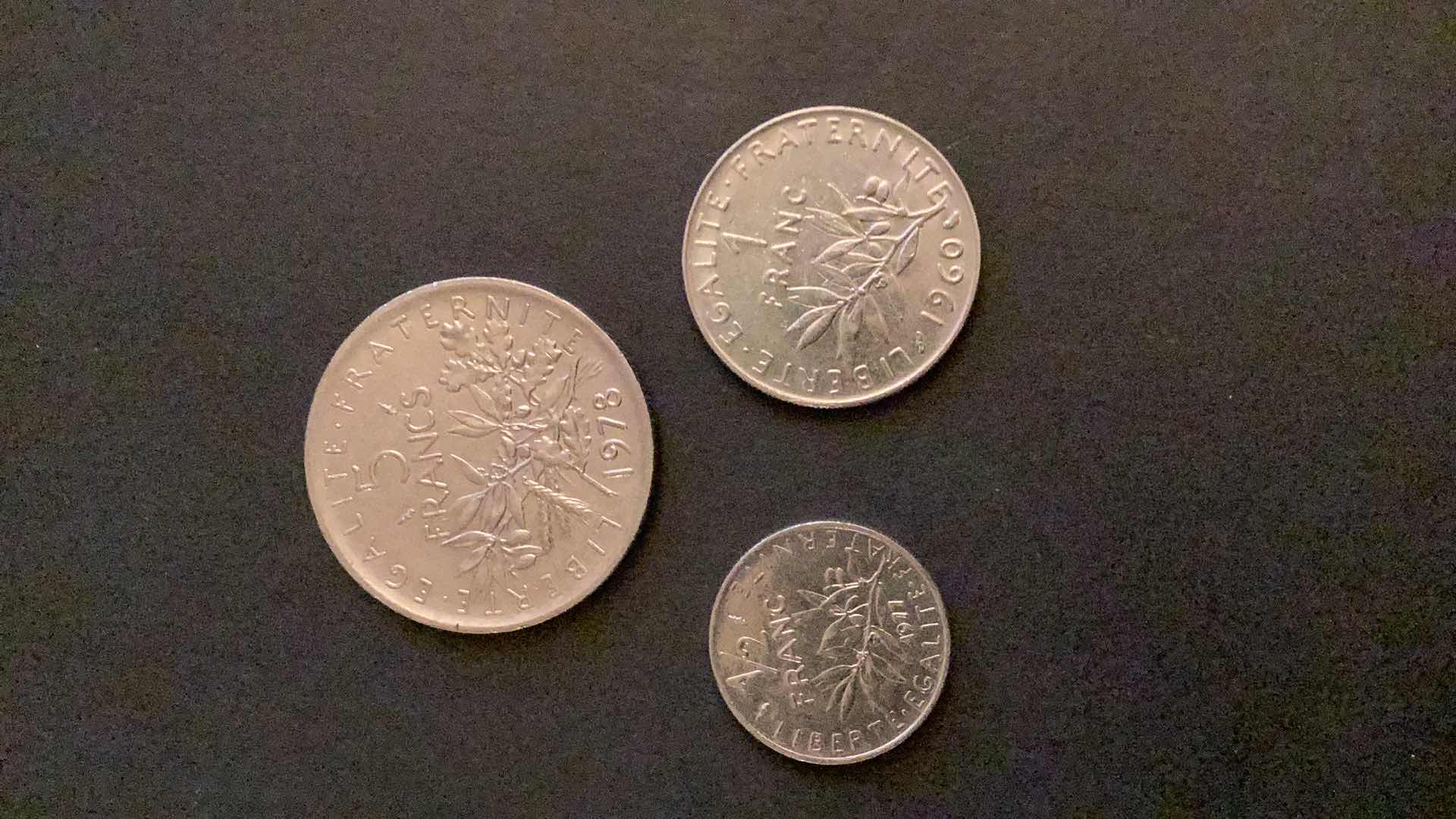 Photo 1 of 3 FRENCH COINS