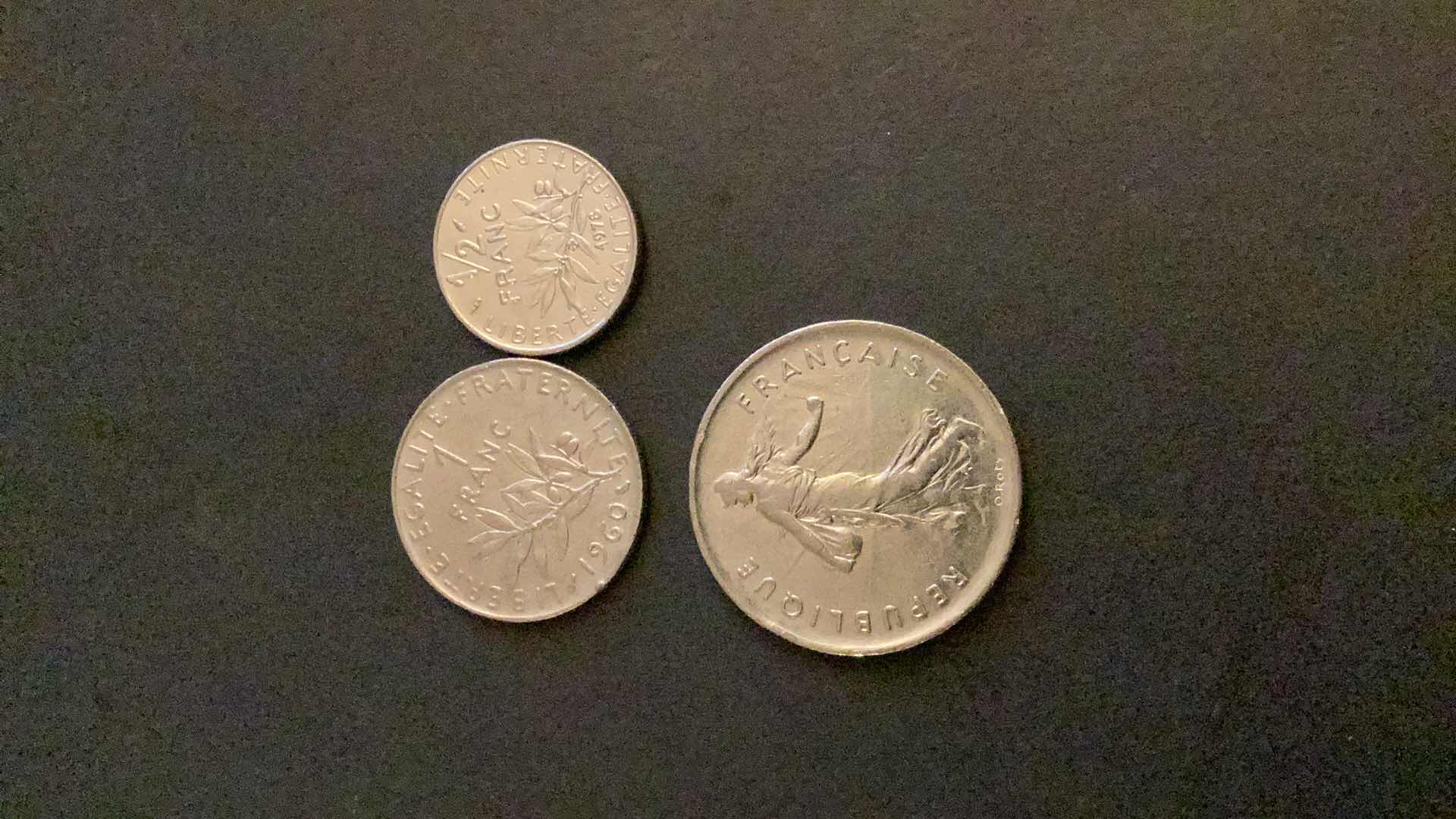 Photo 1 of 3 FRENCH COINS