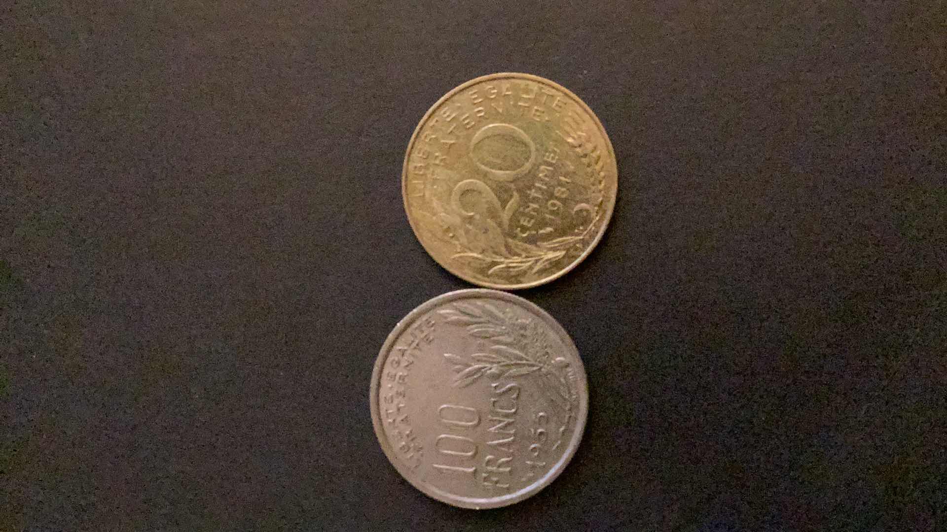 Photo 1 of 2 FRENCH COINS