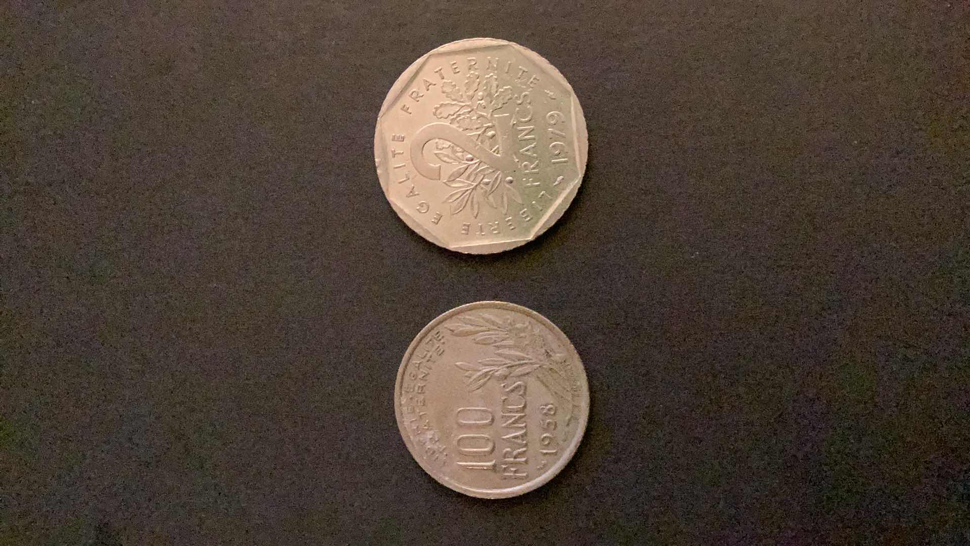 Photo 1 of 2 FRENCH COINS