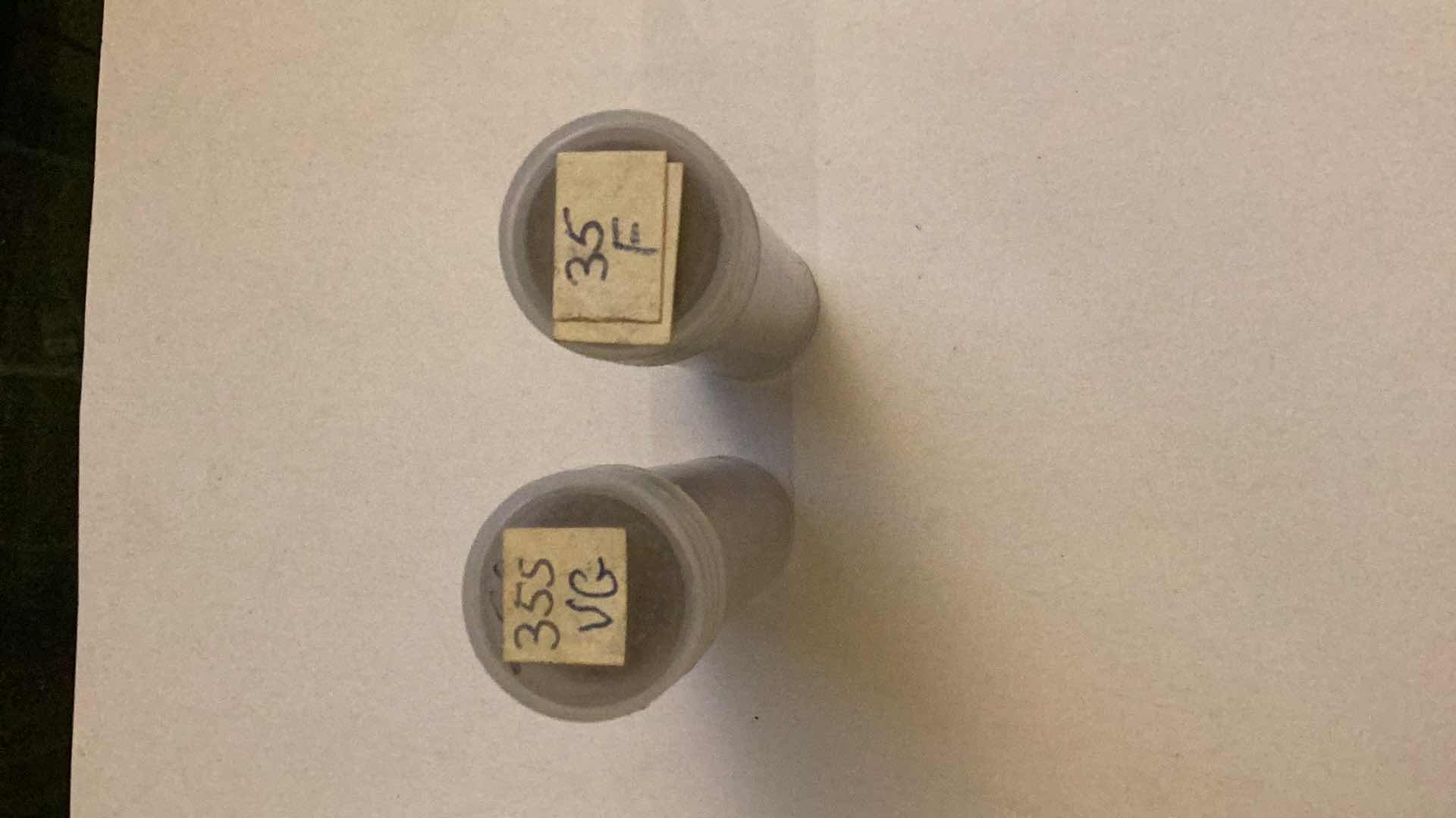 Photo 1 of 2 ROLLS OF UNITED STATES PENNIES 1935 VERY GOOD AND FINE