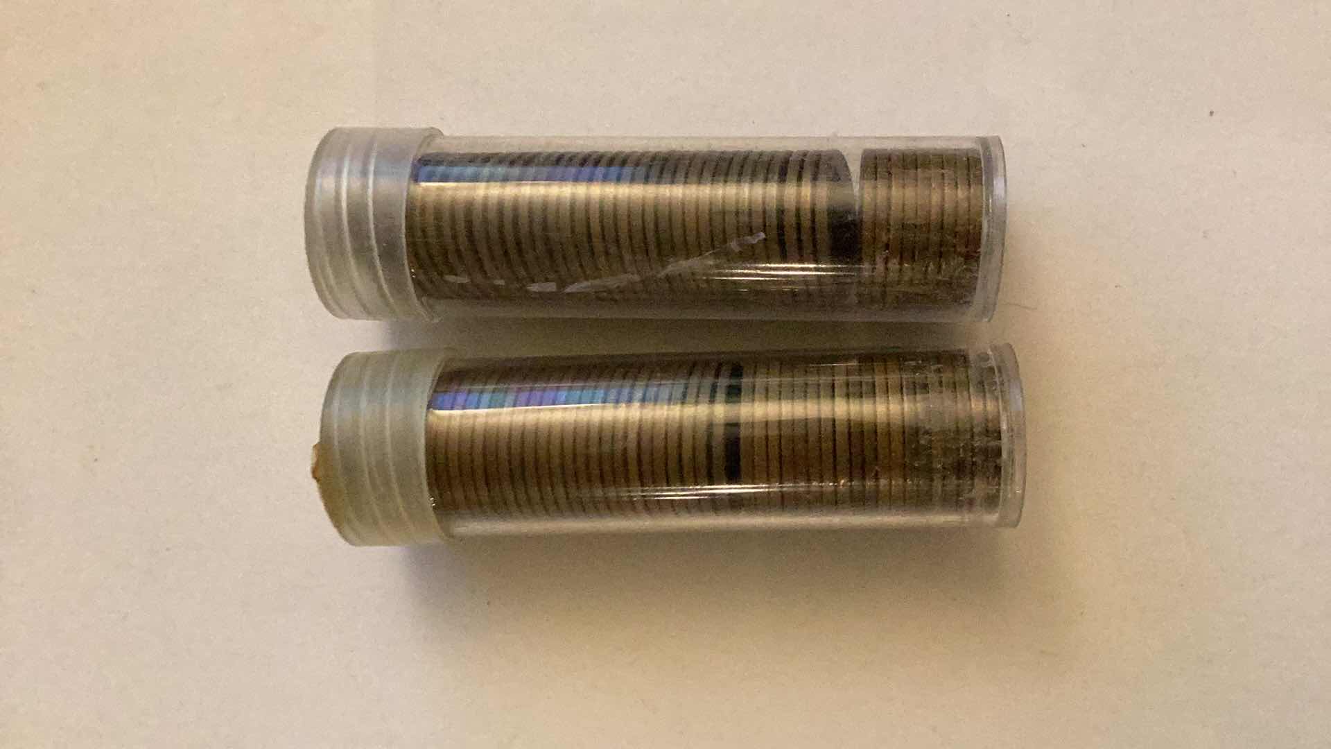 Photo 2 of 2 ROLLS OF UNITED STATES PENNIES 1934 VERY FINE AND FINE