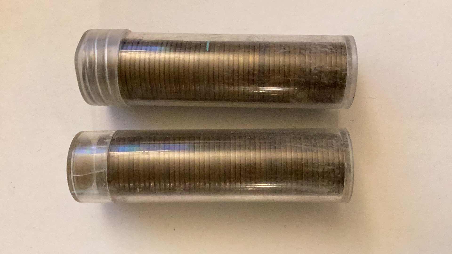 Photo 1 of 2 ROLLS OF UNITED STATES PENNIES 1930 VERY FINE AND VERY GOOD