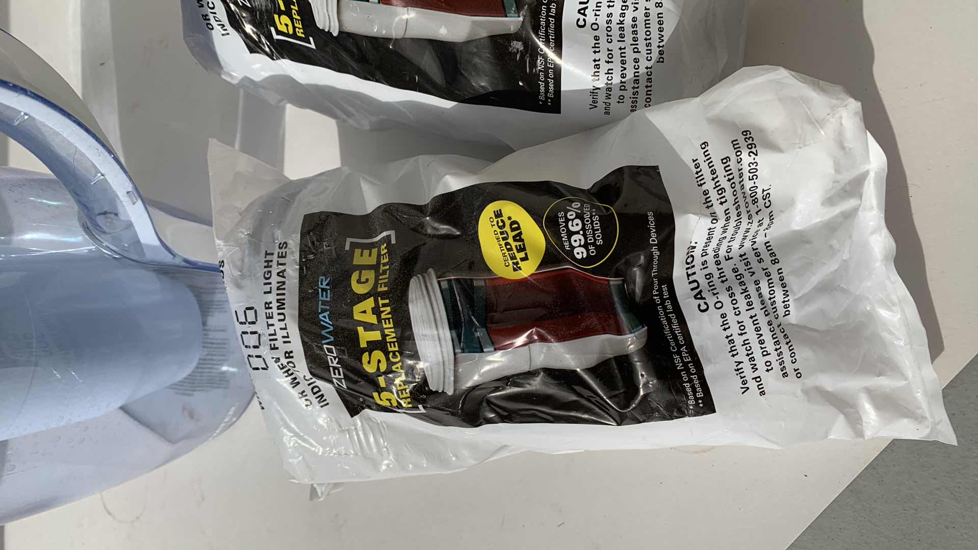 Photo 1 of ZERO WATER DRINKING PITCHER AND TWO REPLACEMENT FILTERS