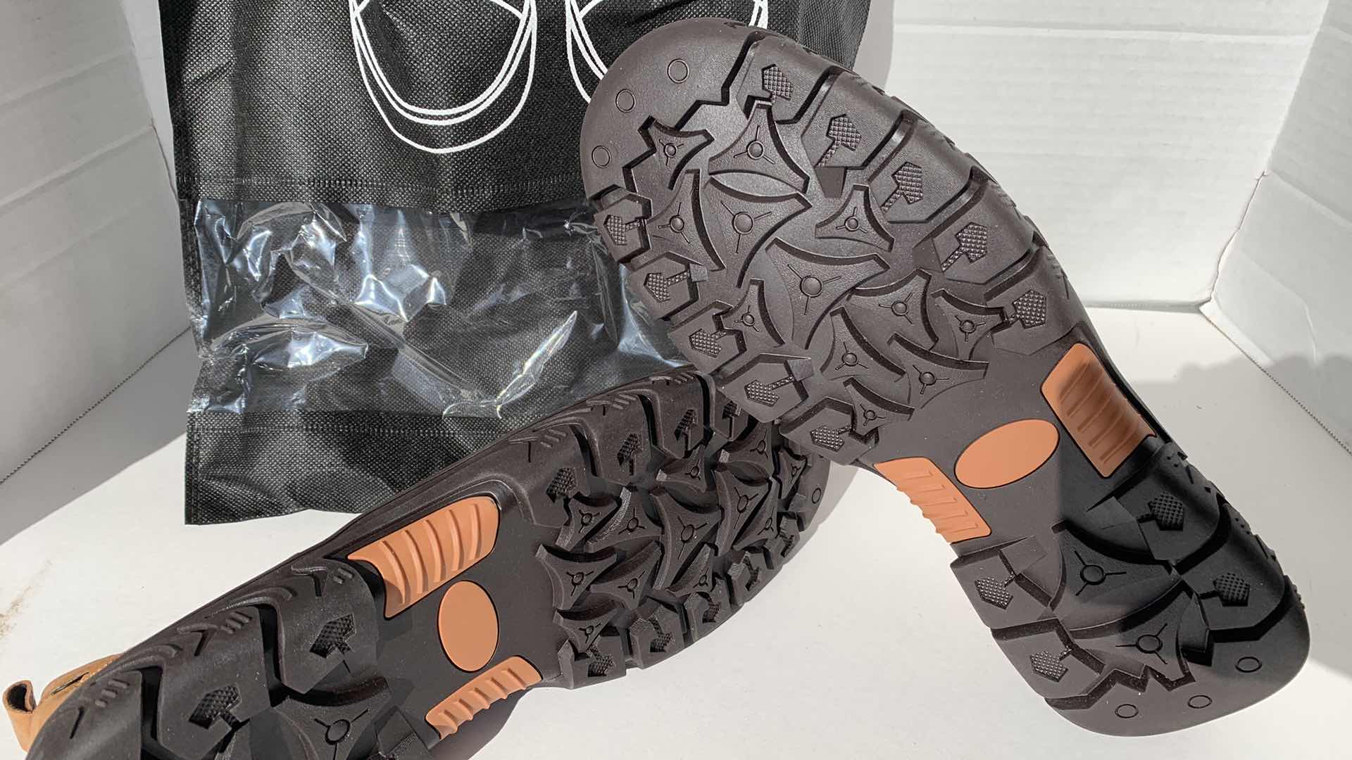 Photo 1 of MENS LEATHER HIKING SHOES SIZE 12