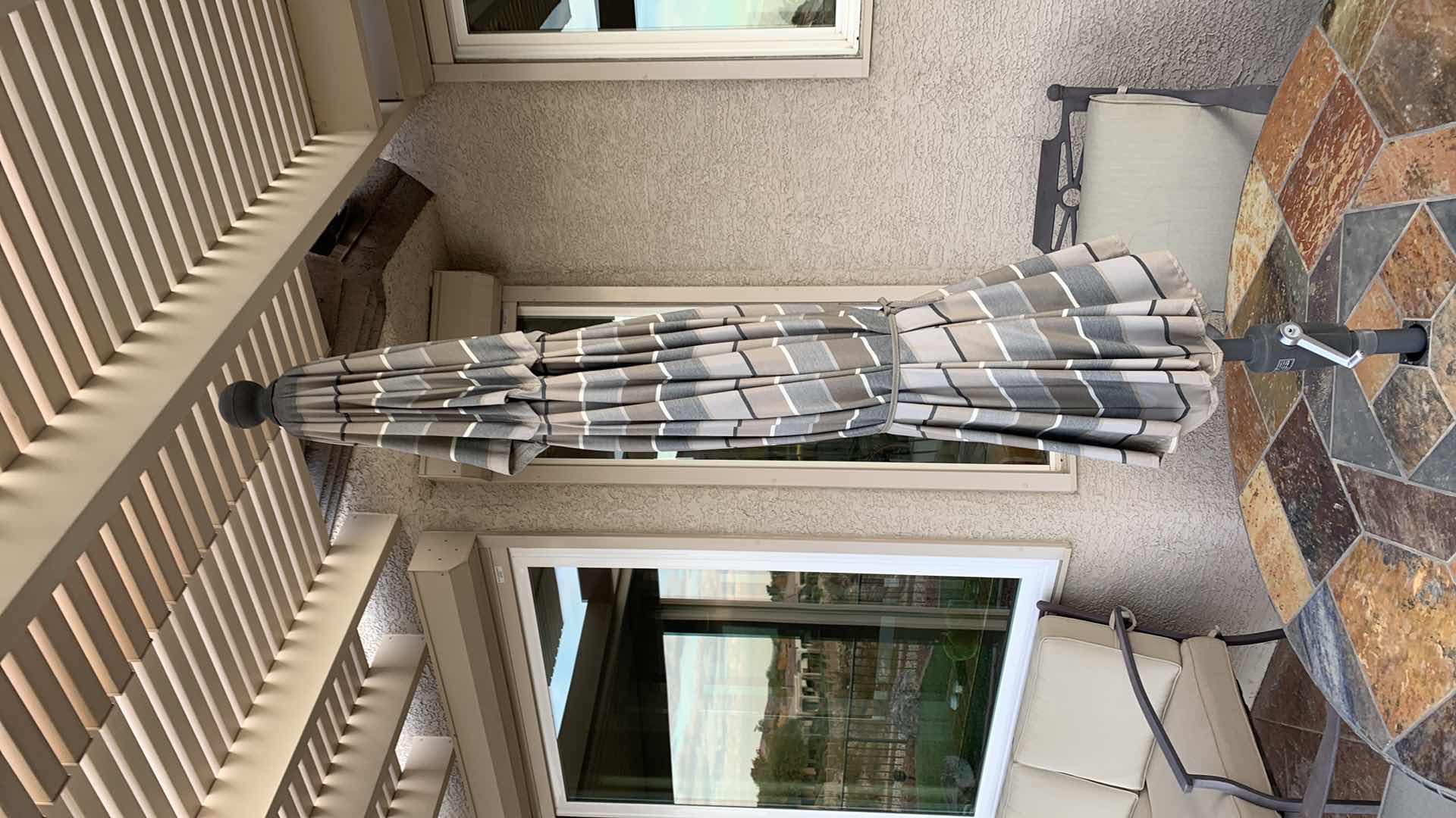 Photo 1 of SLATE PATIO TABLE 54" WIDE