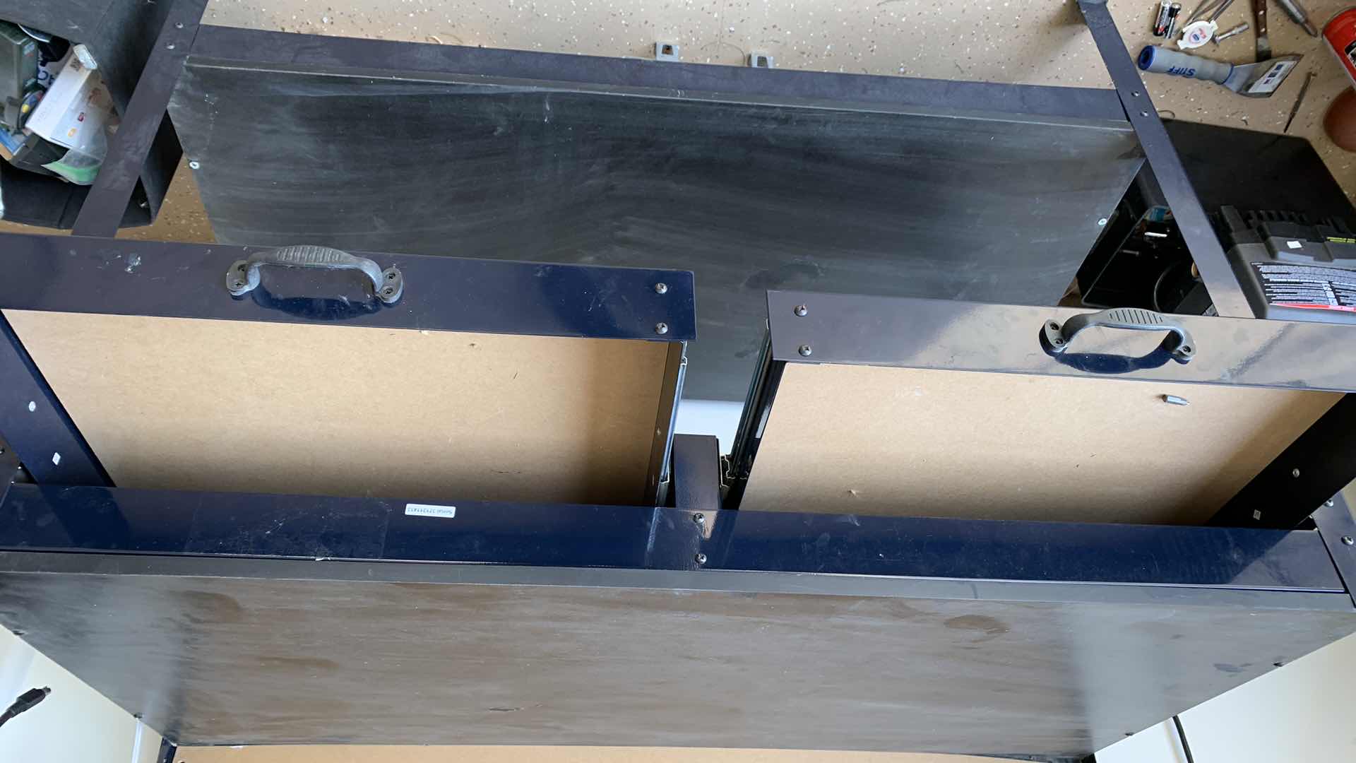 Photo 1 of METAL WORKBENCH WITH EXTRA SHELF 47” X 24” H 70”