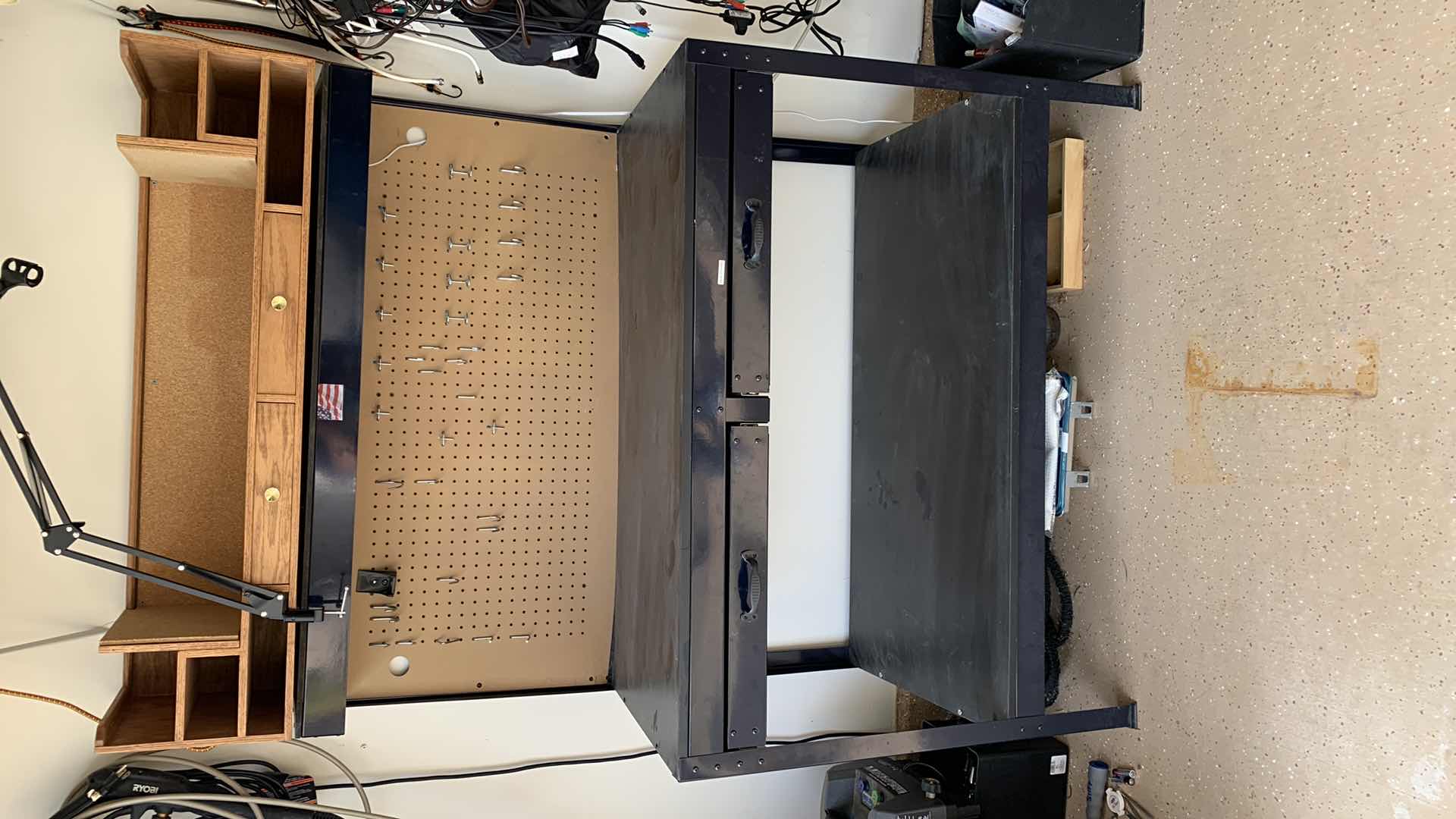 Photo 1 of METAL WORKBENCH WITH EXTRA SHELF 47” X 24” H 70”