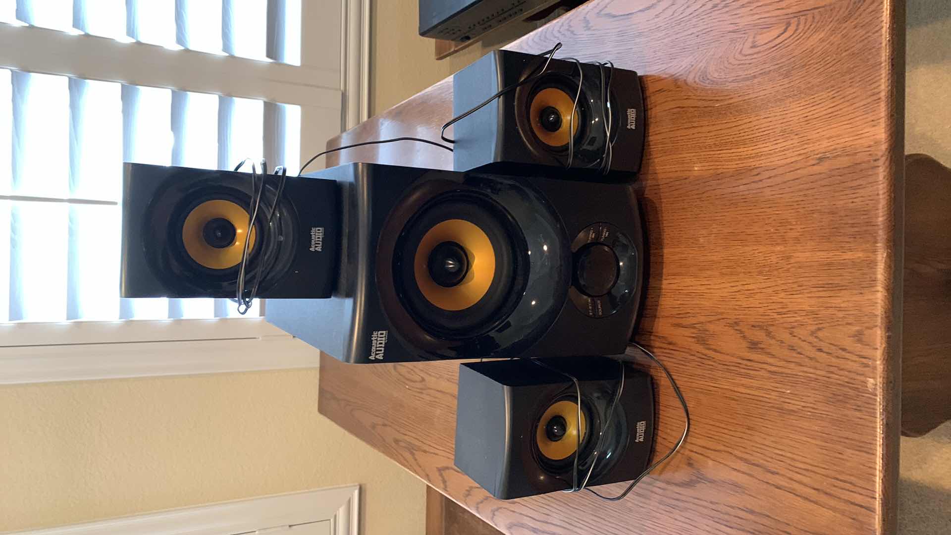 Photo 1 of ACOUSTIC AUDIO SPEAKER SET