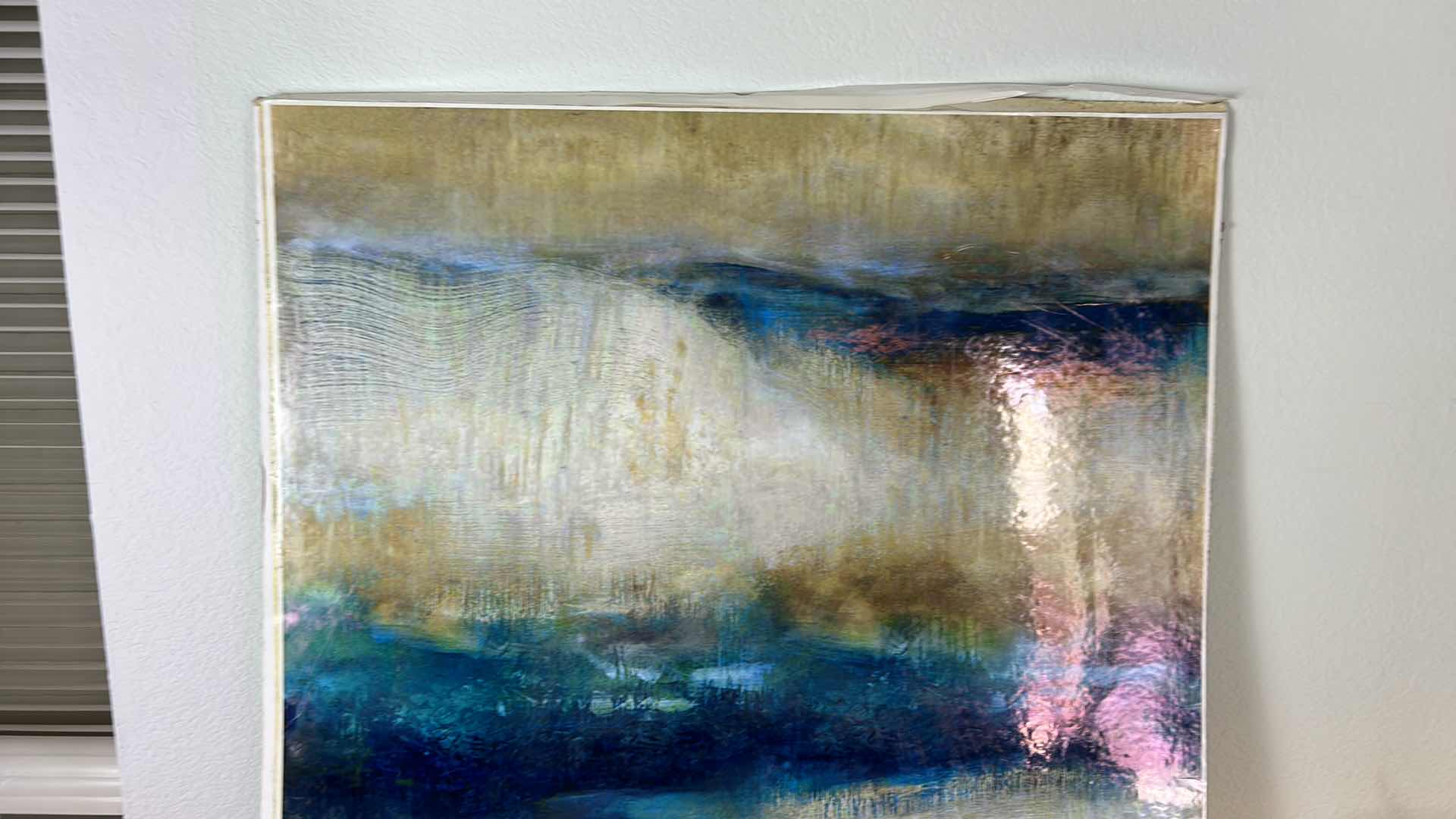 Photo 1 of ABSTRACT POSTER BOARD ARTWORK UNFRAMED 31” x 31