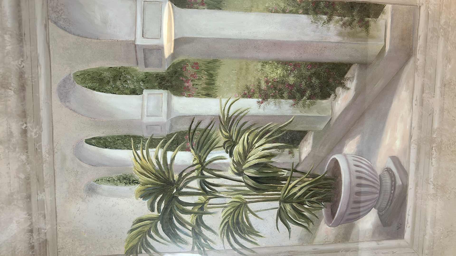 Photo 1 of FERNS AND ARCHWAYS ARTWORK FRAMED 24 1/2” x 31”