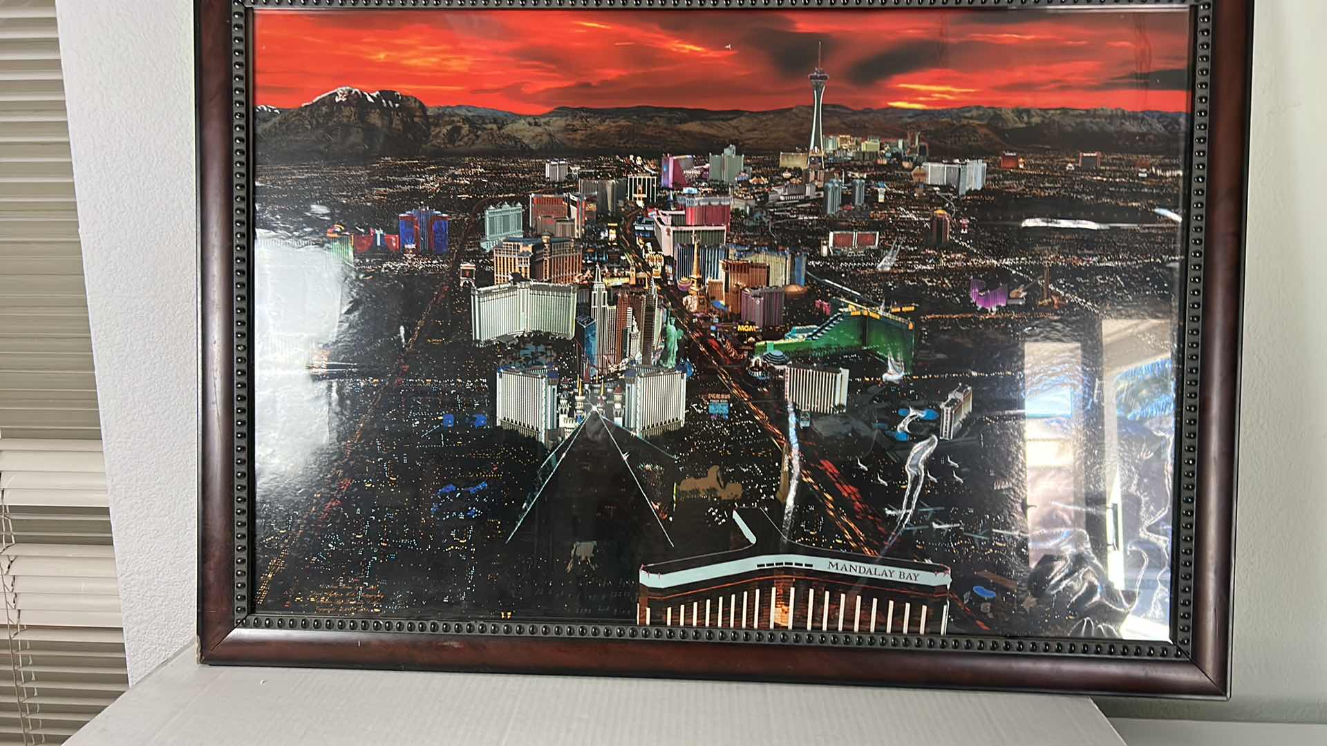 Photo 1 of LAS VEGAS FRAMED ARTWORK 40“ x 28“