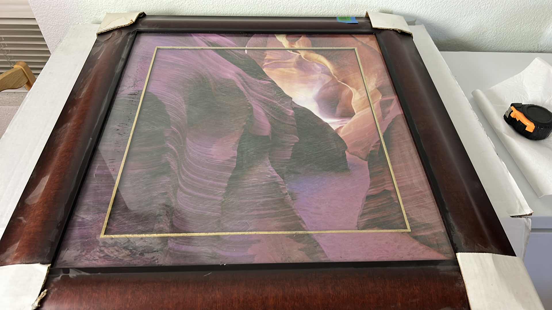 Photo 1 of LIGHT AND SHADOWS, FRAMED ARTWORK 29 1/2” x 31”