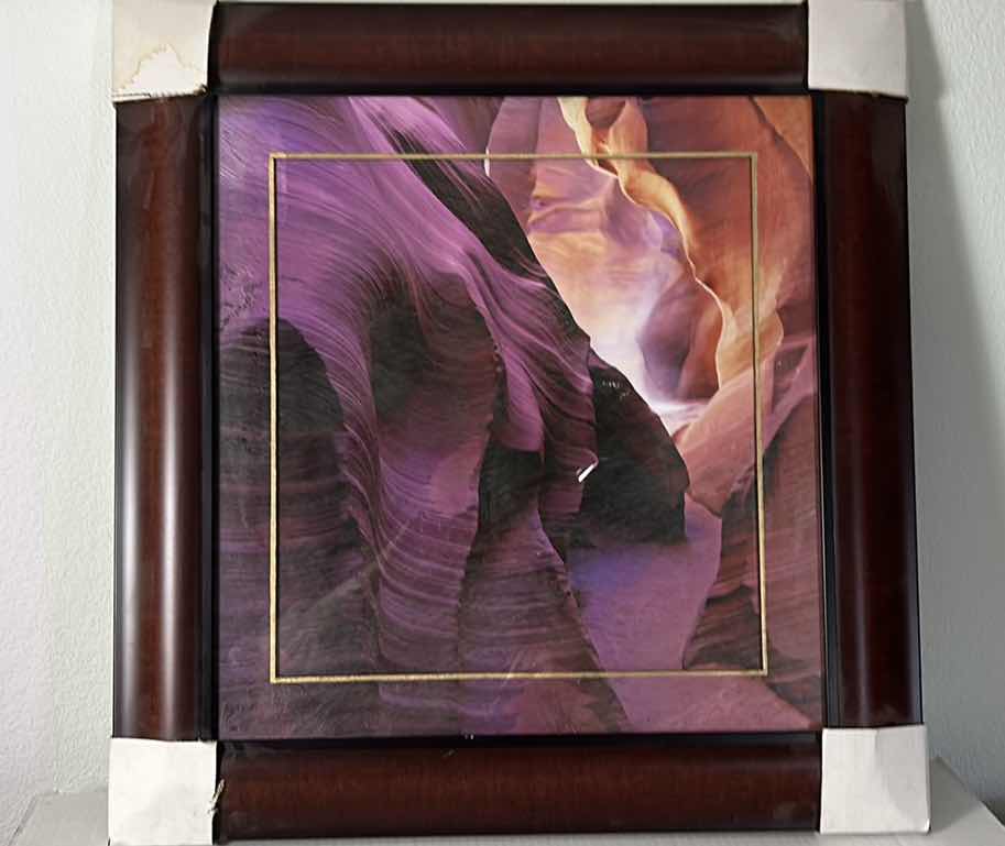 Photo 1 of LIGHT AND SHADOWS, FRAMED ARTWORK 29 1/2” x 31”