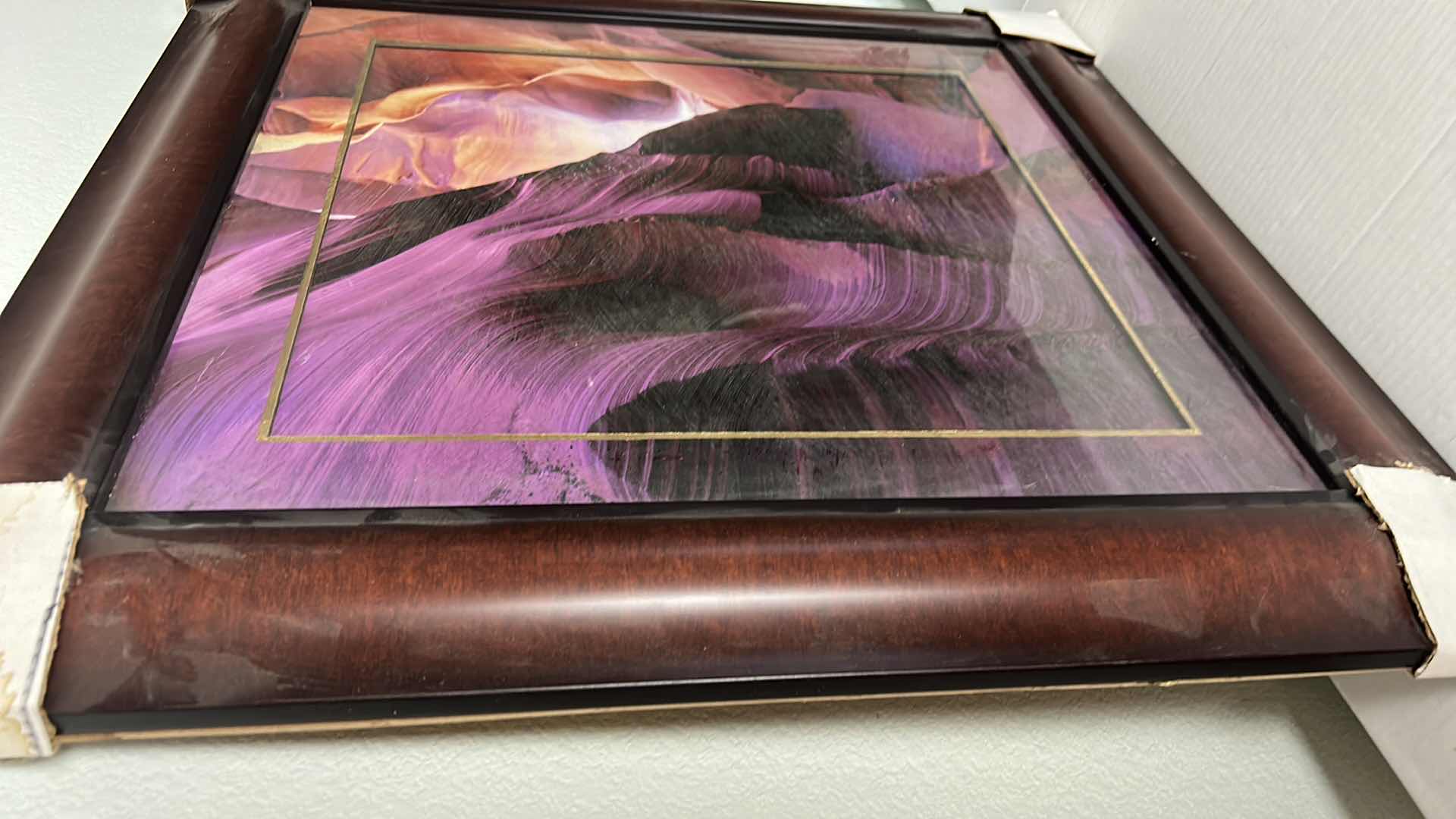 Photo 1 of LIGHT AND SHADOWS, FRAMED ARTWORK 29 1/2” x 31”