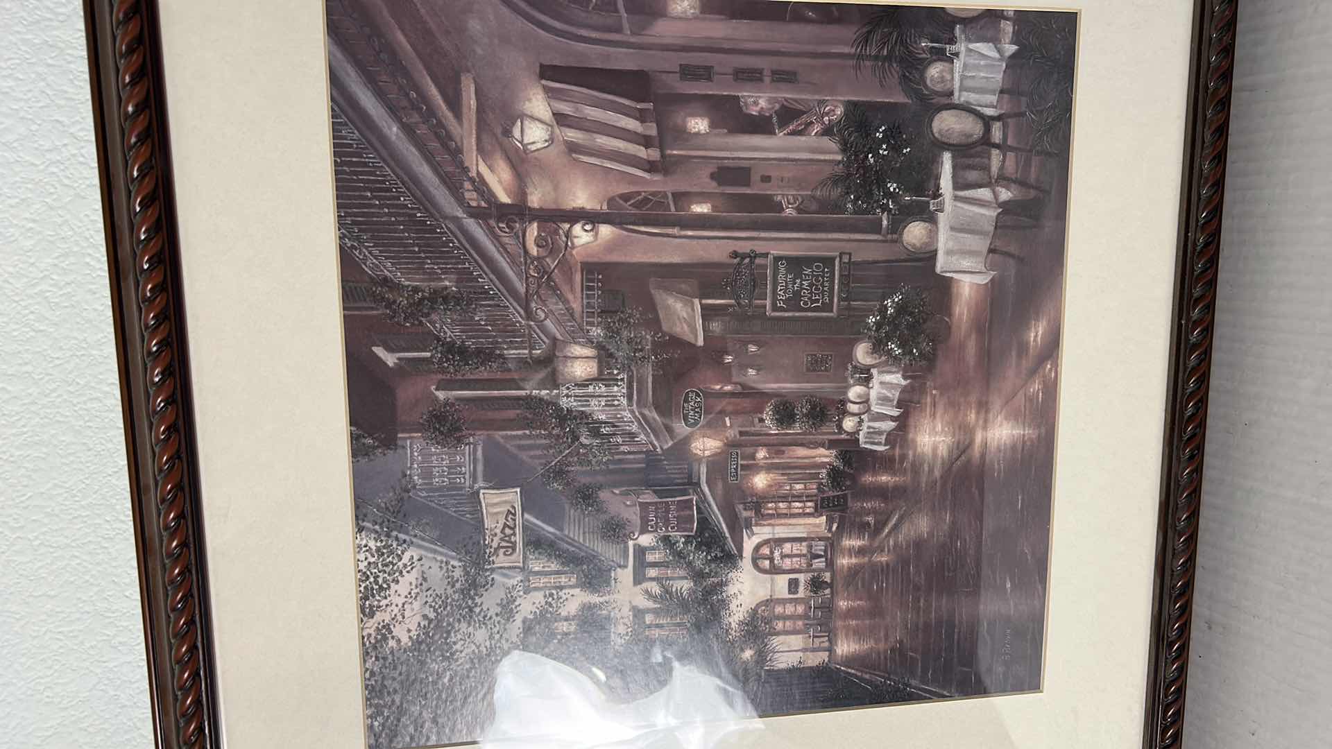 Photo 1 of NEW ORLEANS FRAMED ARTWORK 25” x 25