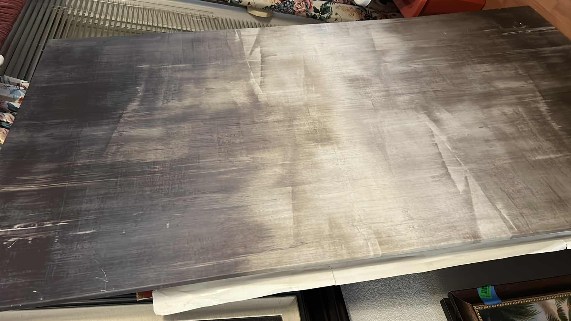 Photo 1 of STRETCHED CANVAS, SHADES OF GRAY UNFRAMED  ARTWORK 41” x 75”