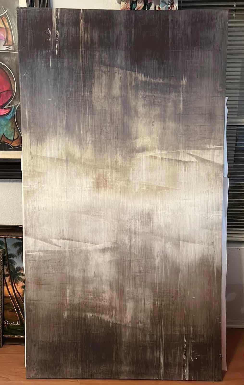 Photo 1 of STRETCHED CANVAS, SHADES OF GRAY UNFRAMED  ARTWORK 41” x 75”