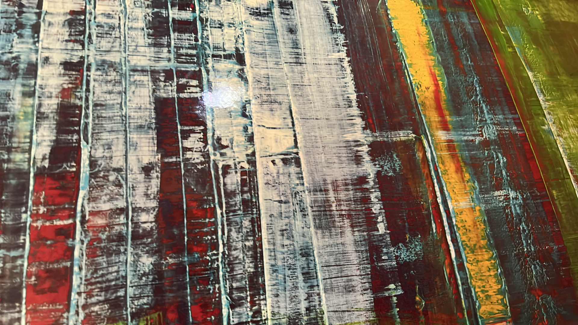 Photo 1 of ABSTRACT POSTER BOARD ARTWORK UNFRAMED 39 1/2” x 61”