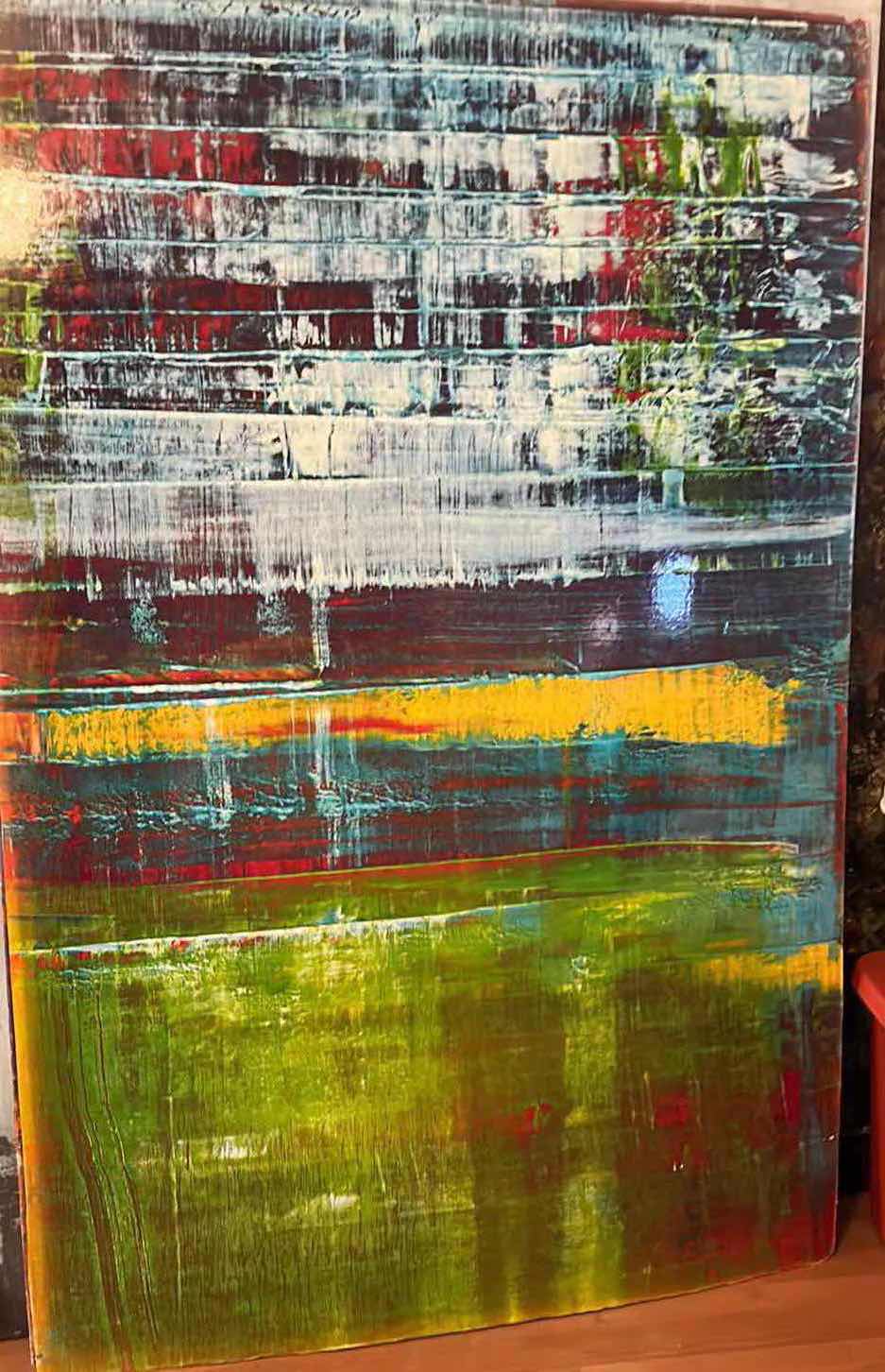 Photo 1 of ABSTRACT POSTER BOARD ARTWORK UNFRAMED 39 1/2” x 61”