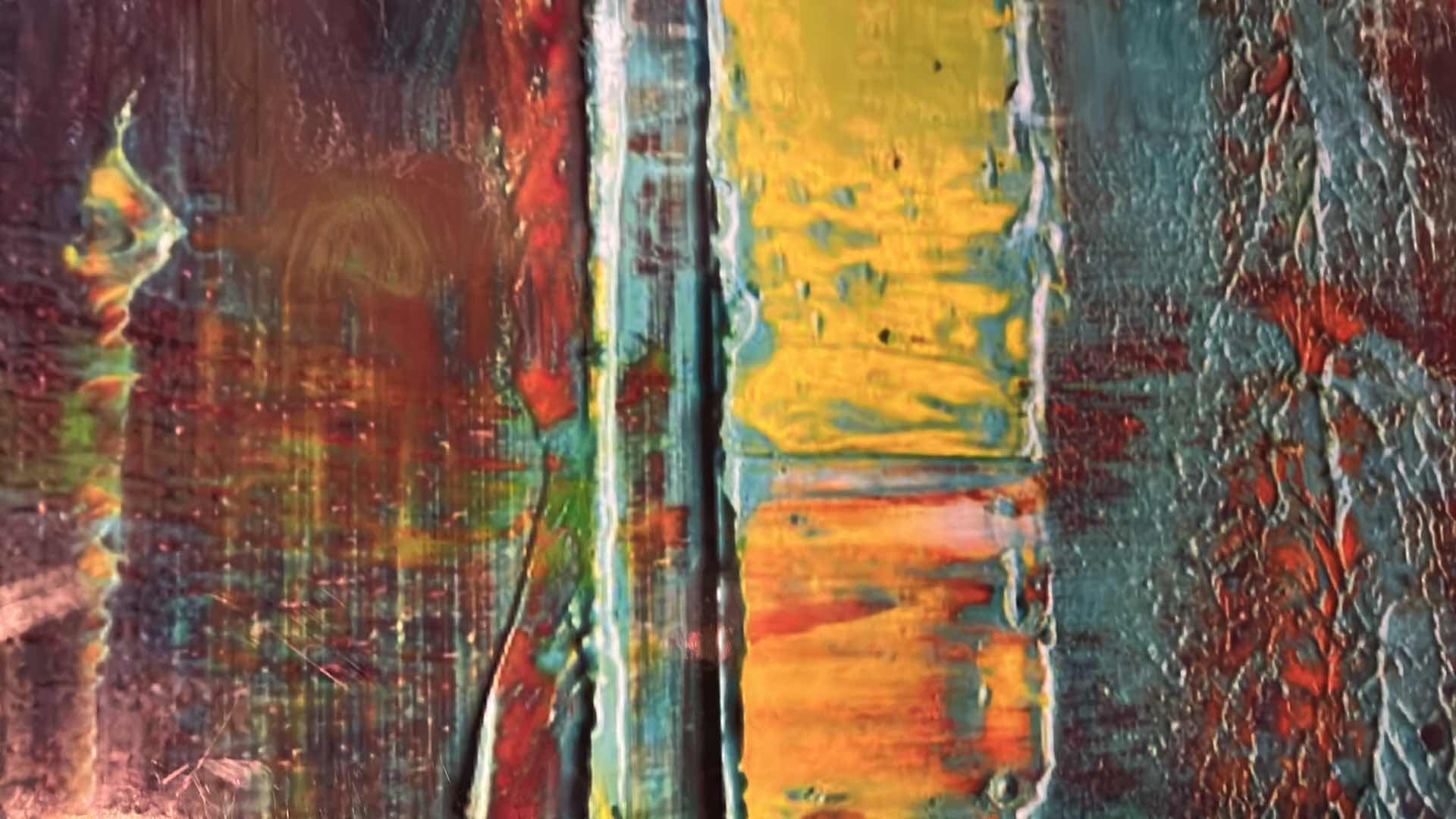 Photo 1 of ABSTRACT POSTER BOARD ARTWORK UNFRAMED 39 1/2” x 57”