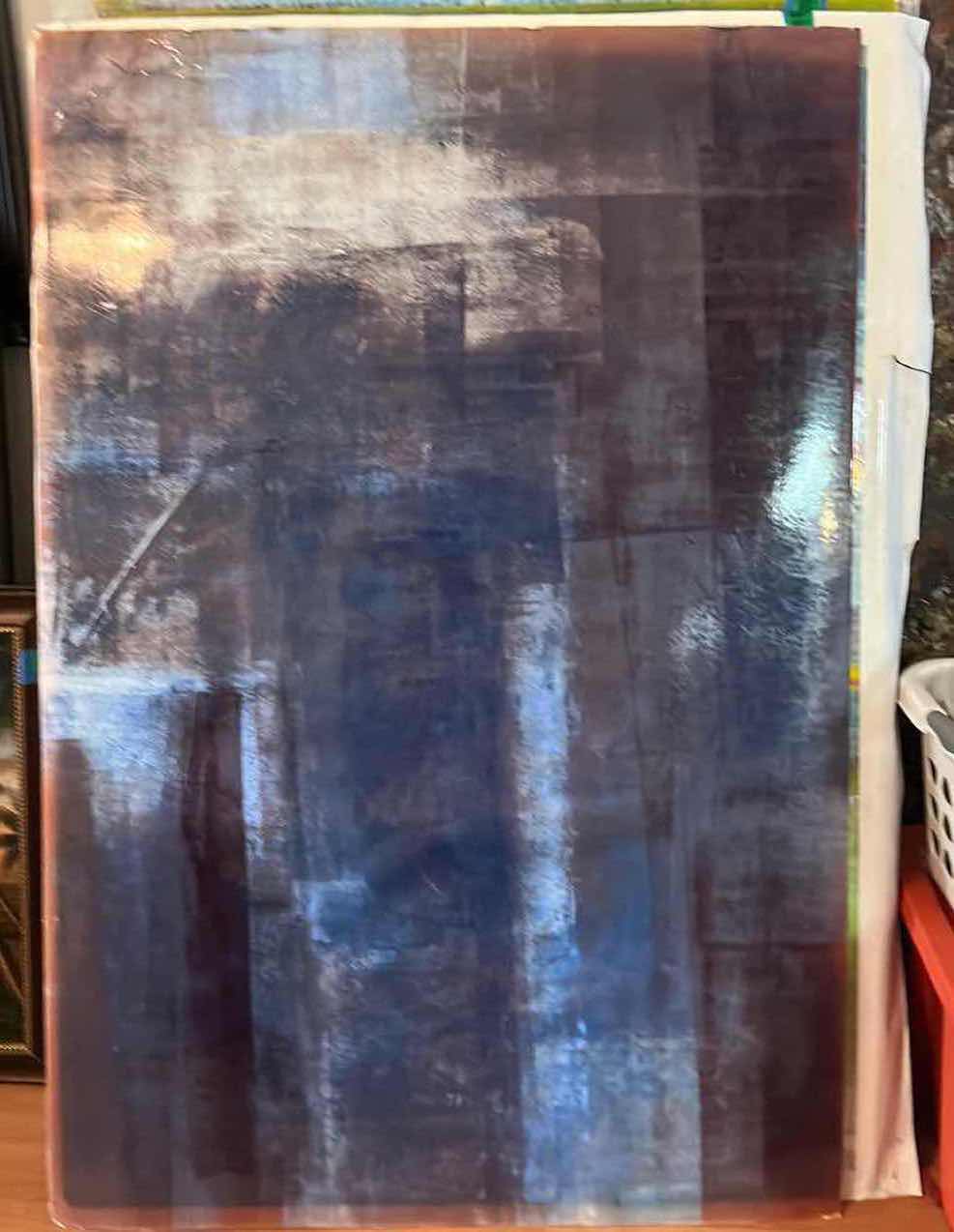 Photo 1 of ABSTRACT POSTER BOARD ARTWORK UNFRAMED 39 1/2” x 57”