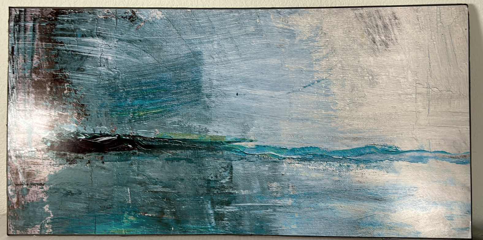 Photo 1 of ABSTRACT POSTER BOARD ARTWORK UNFRAMED 40.25” x 20.5”