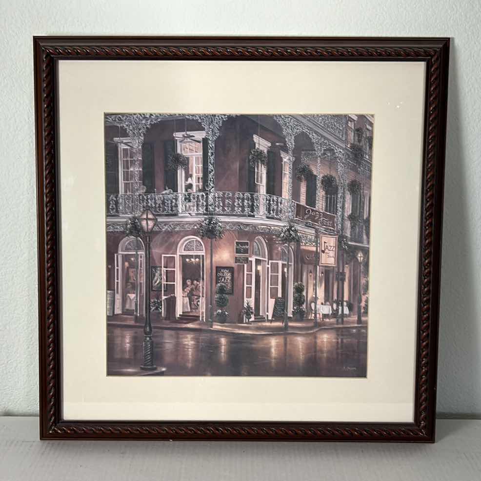 Photo 1 of NEW ORLEANS FRAMED ARTWORK 24 1/2” x 24 1/2