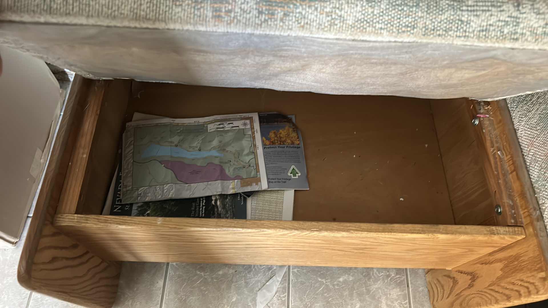 Photo 5 of VINTAGE BANQUET WITH STORAGE 56 1/2” x 81”