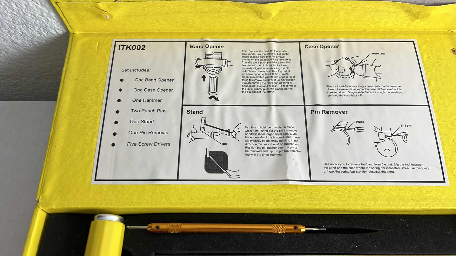 Photo 1 of INVICTA WATCH REPAIR KIT