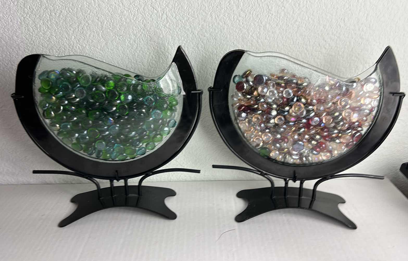 Photo 1 of 2 METAL AND GLASS HOME DECOR EACH 12” x 11”