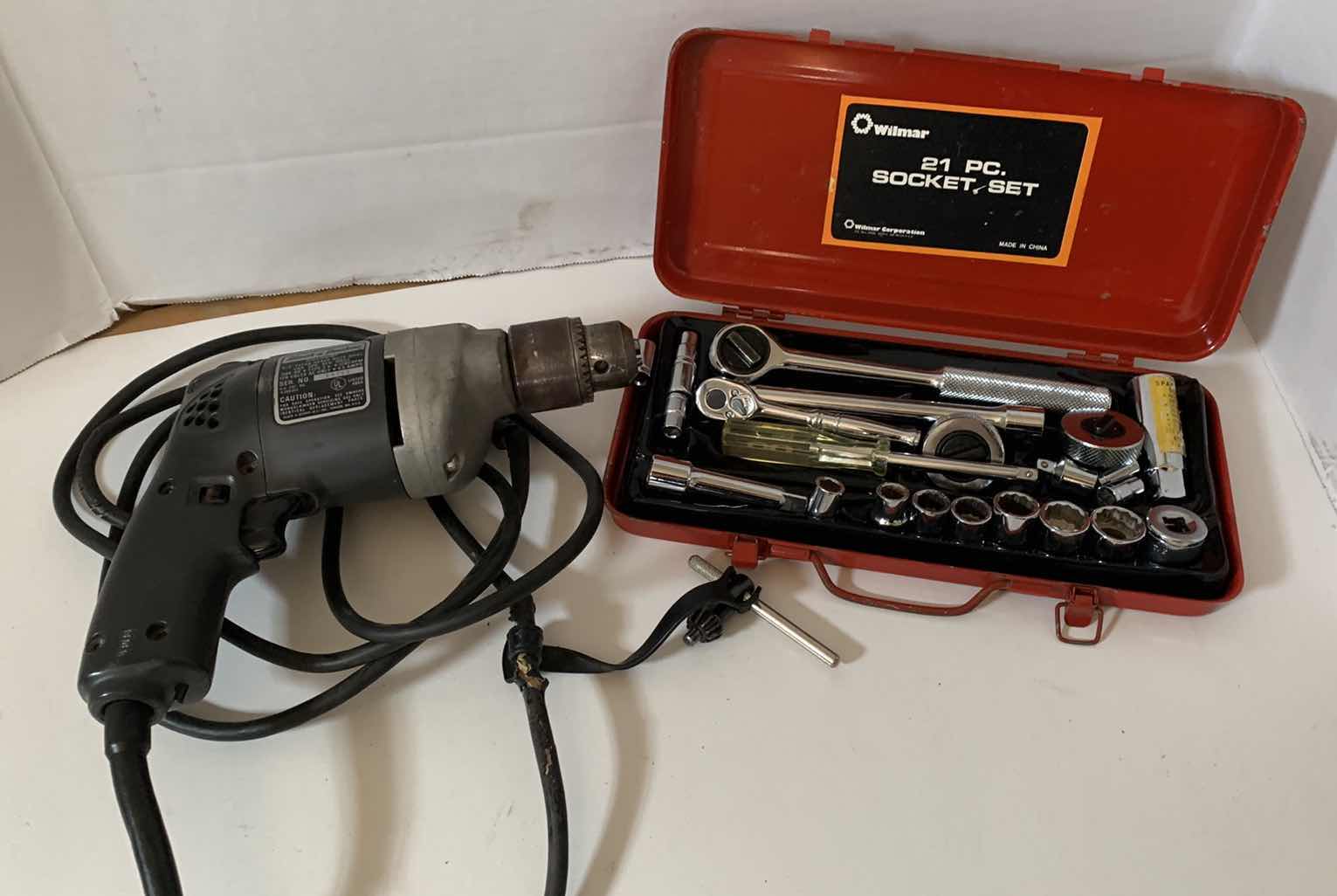 View 1 of BLACK AND DECKER EXTRA HEAVY DUTY DRILL WITH SOCKETS SET