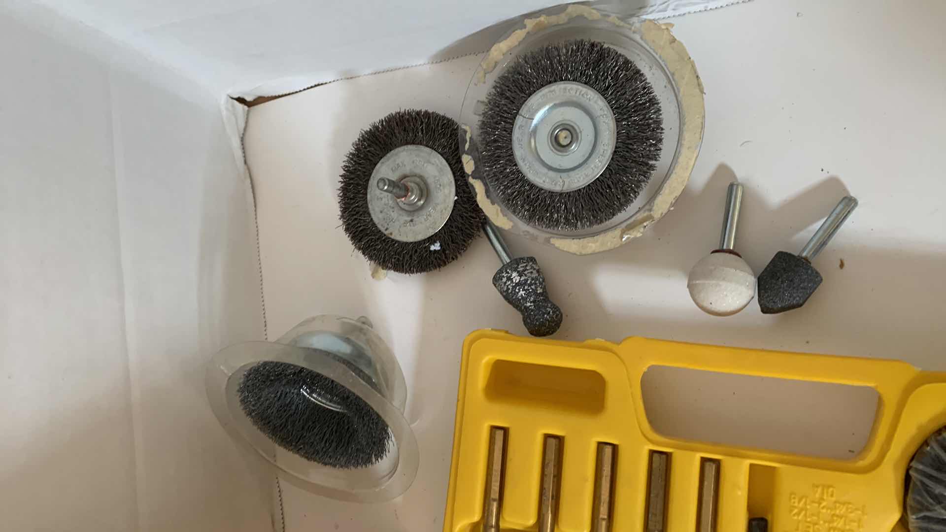 Photo 1 of DEWALT DRILL BITS AND OTHER BITS AND NETAL BRUSHES