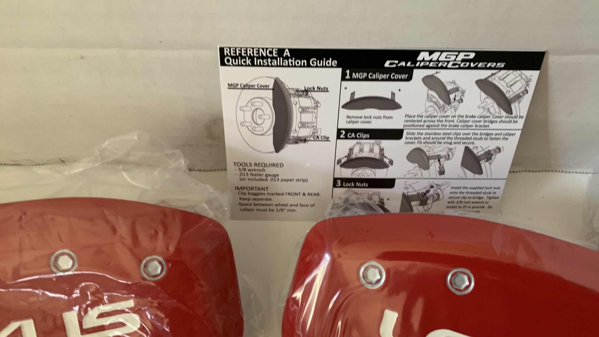 Photo 1 of 2018 LEXUS ES300H STOCK  BRAKE CALIPER COVERS