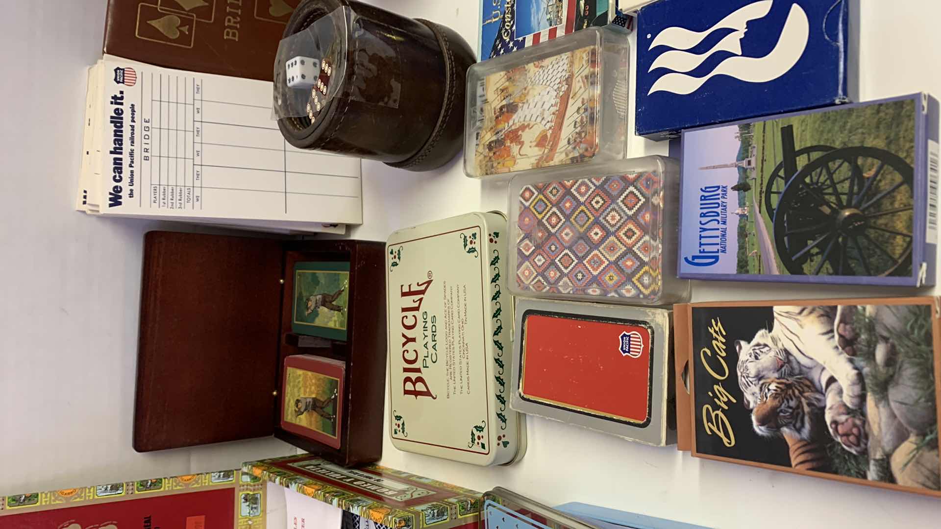 Photo 1 of BRIDGE GAME AND PLAYING CARDS