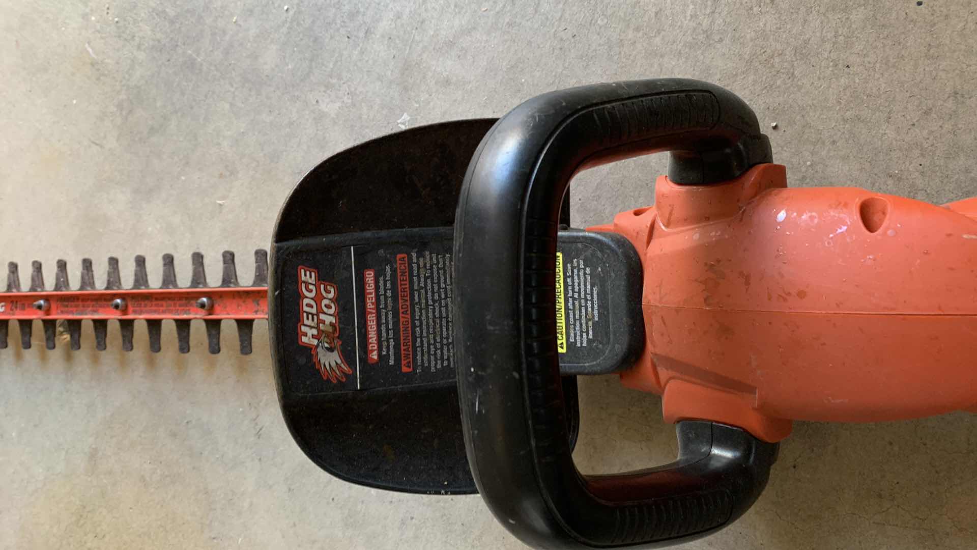 Photo 1 of BLACK AND DECKER ELECTRIC HEDGE HOG TRIMMER