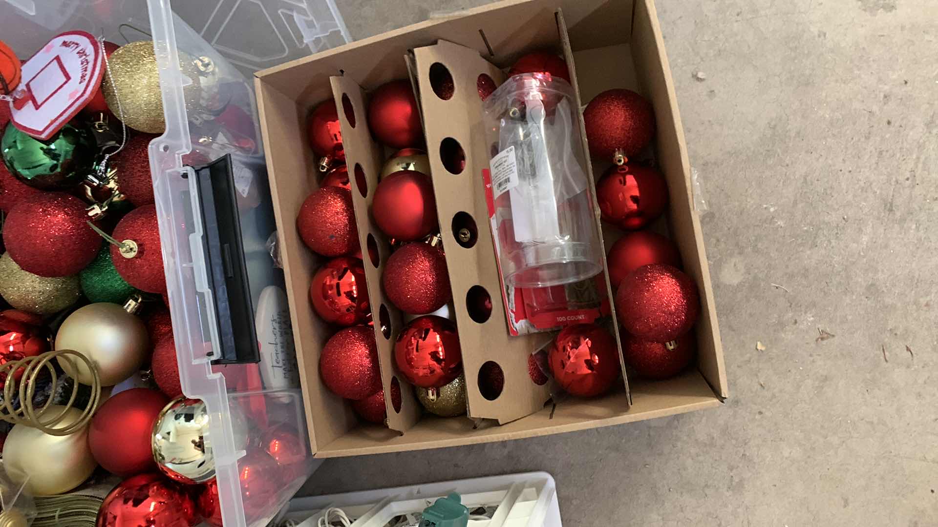 Photo 1 of CHRISTMAS ORNAMENTS AND LIGHTS