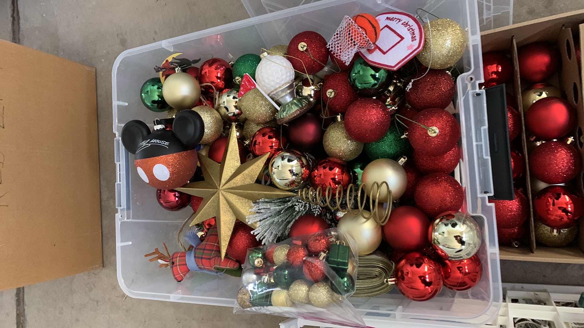 Photo 1 of CHRISTMAS ORNAMENTS AND LIGHTS