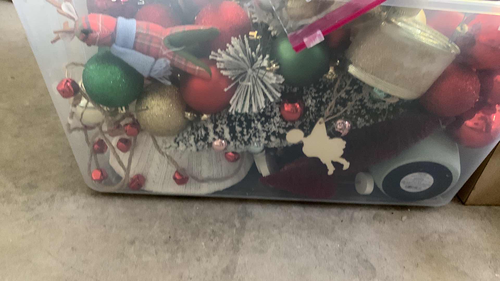 Photo 1 of CHRISTMAS ORNAMENTS AND LIGHTS