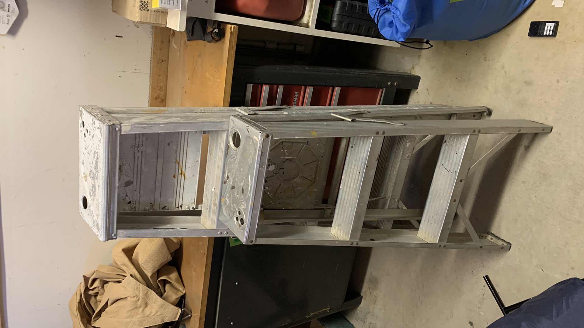 Photo 1 of PAIR OF ALUMINUM LADDERS