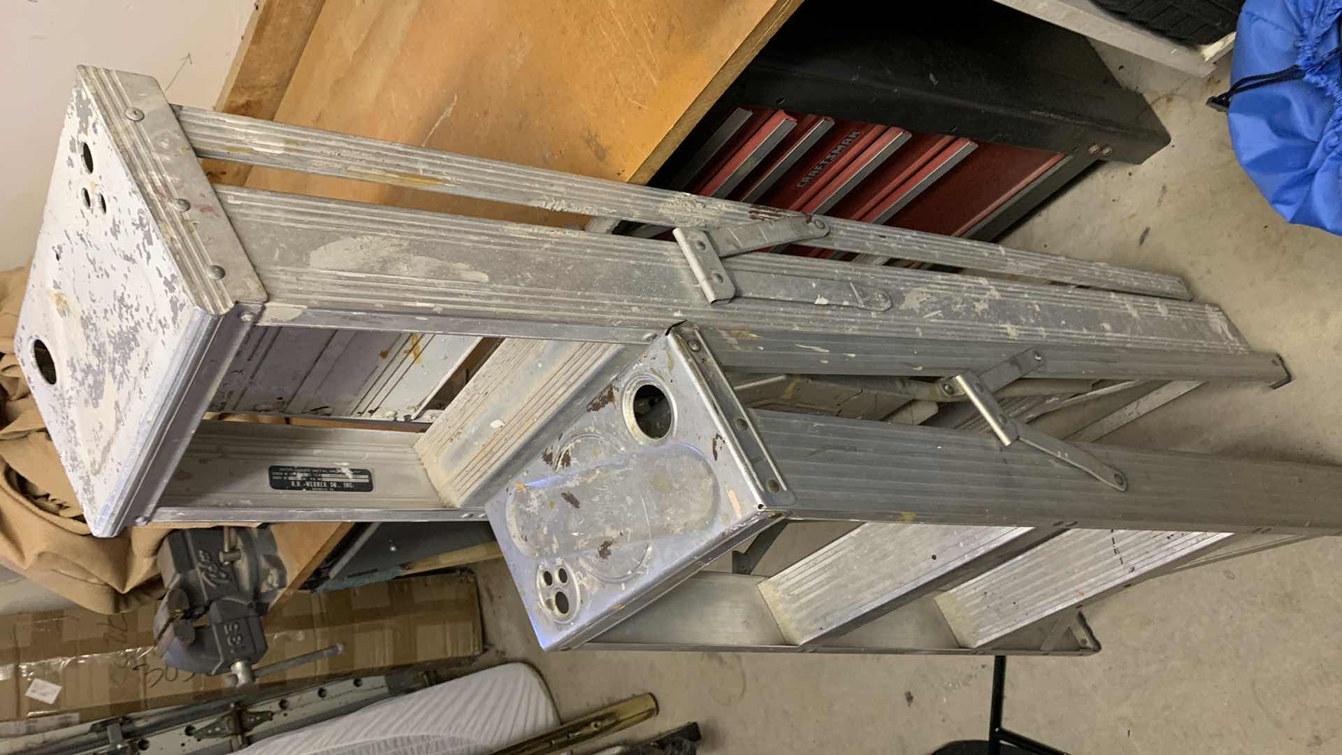 Photo 1 of PAIR OF ALUMINUM LADDERS