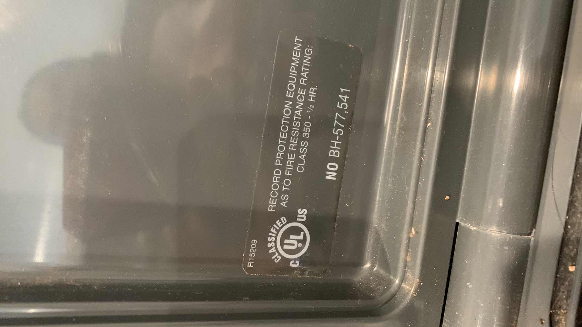 Photo 1 of FIRST ALERT WATERPROOF FIRE SAFE WITH KEY 14” X 10” H 6”