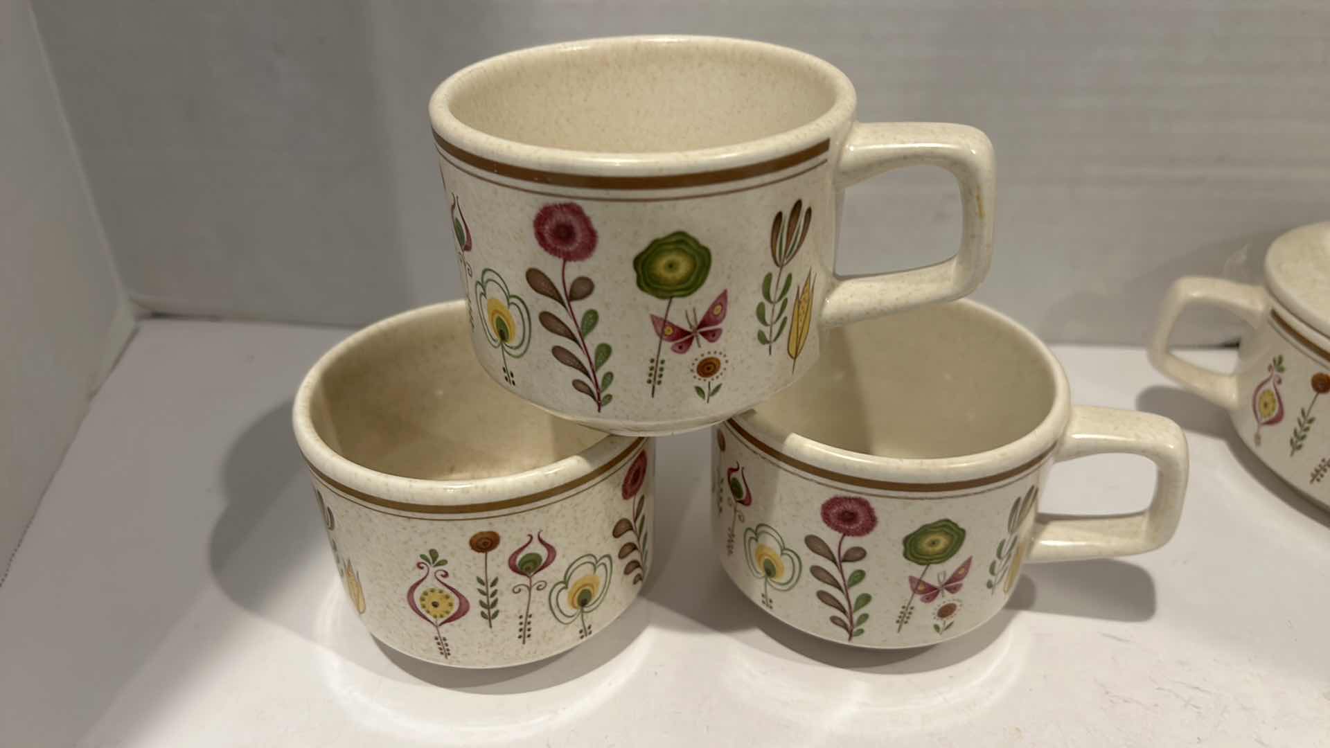 Photo 1 of 10 PC VINTAGE DINNERWARE TEMPURWARE BY LENOX