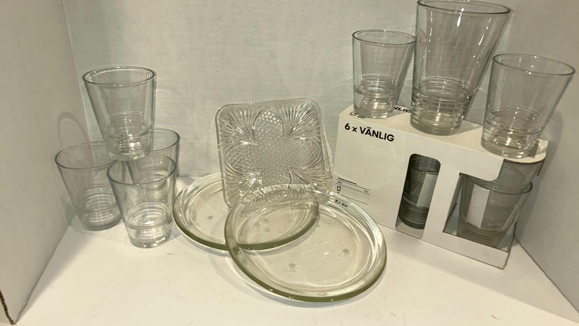 Photo 1 of 16 PC GLASSWARE ASSORTMENT