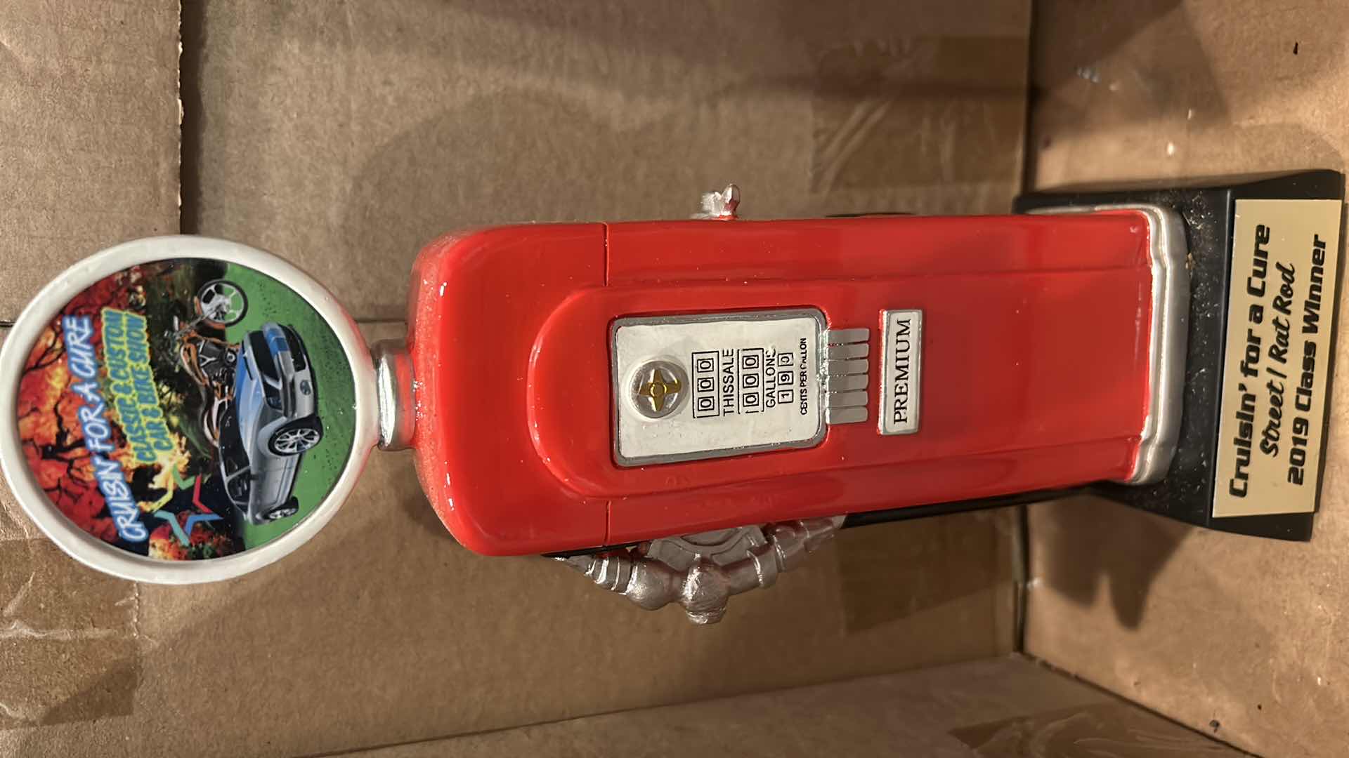 Photo 1 of 7 CRUISIN FOR A CURE ENAMEL GAS PUMPS 10.5”