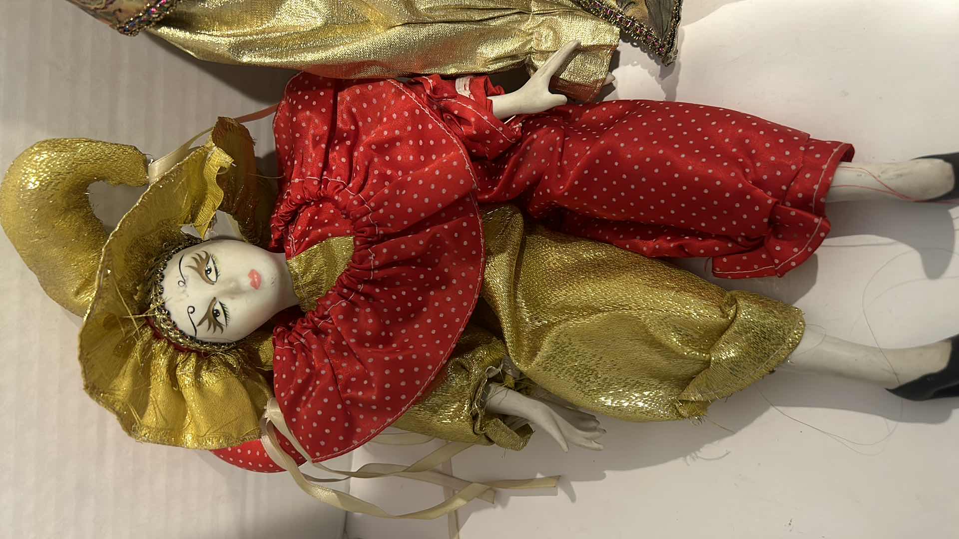 Photo 1 of 3 PORCELAIN DOLLS LARGEST 22”